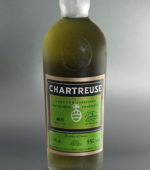 chartreuse wine bottle